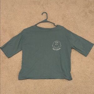 Blue-green Charlie Brown T-Shirt